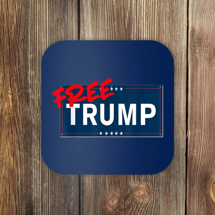 Free Donald Trump Republican Support Coaster