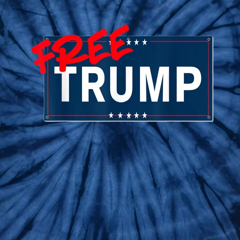 Free Donald Trump Republican Support Tie-Dye T-Shirt