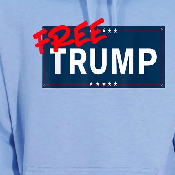 Free Donald Trump Republican Support Unisex Surf Hoodie