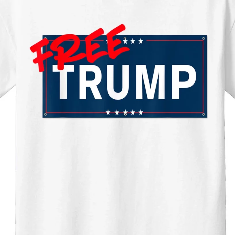 Free Donald Trump Republican Support Kids T-Shirt