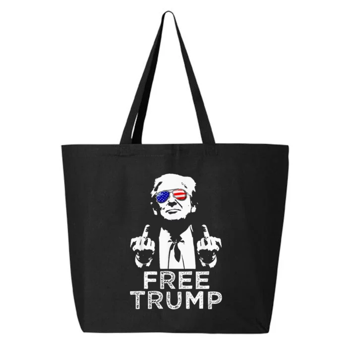 Free Trump Free Donald Trump 2024 Pullover Hoodie 25L Jumbo Tote