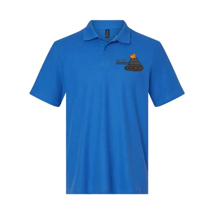 Fish Tank Softstyle Adult Sport Polo