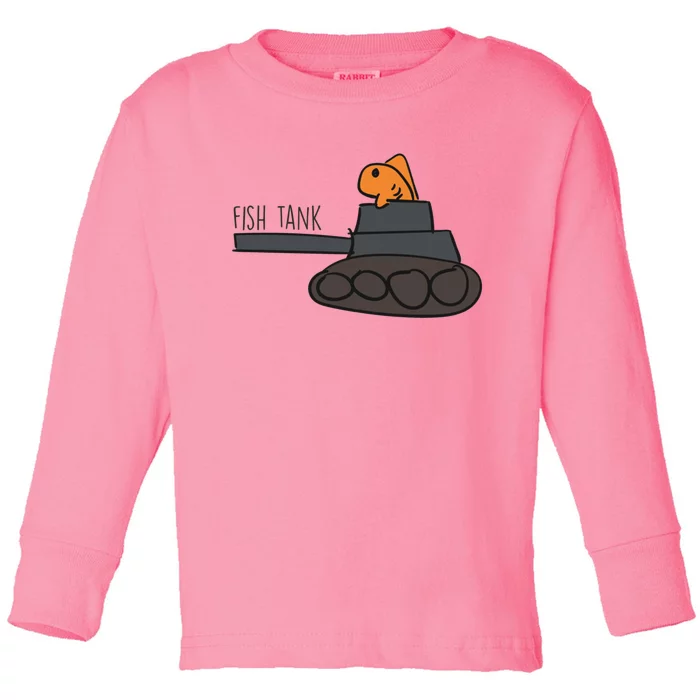 Fish Tank Toddler Long Sleeve Shirt