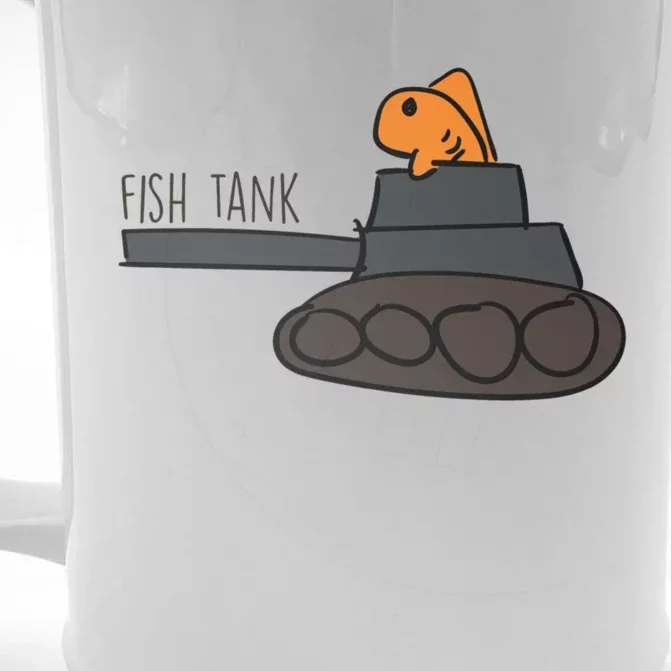 Fish Tank Front & Back Beer Stein