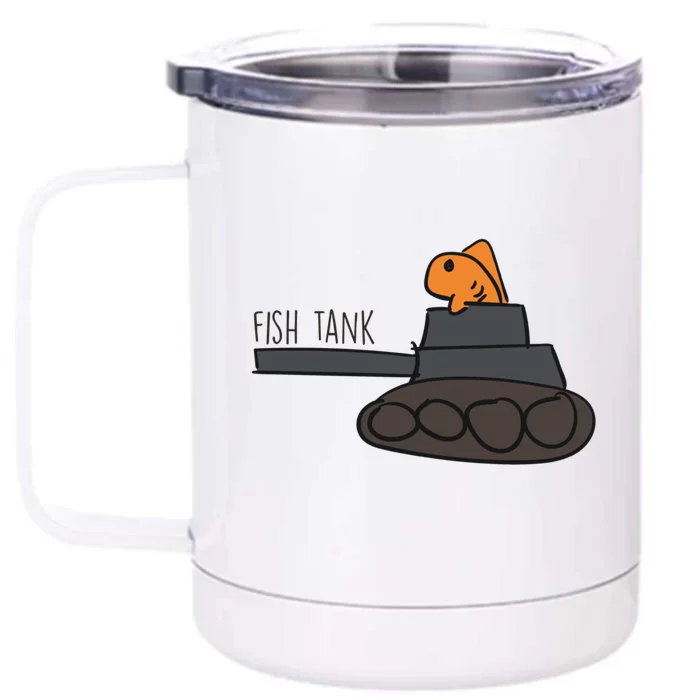 Fish Tank Front & Back 12oz Stainless Steel Tumbler Cup