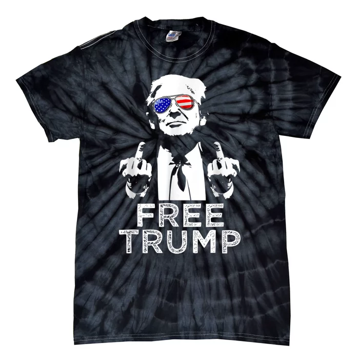 Free Trump, Free Donald Trump Tie-Dye T-Shirt