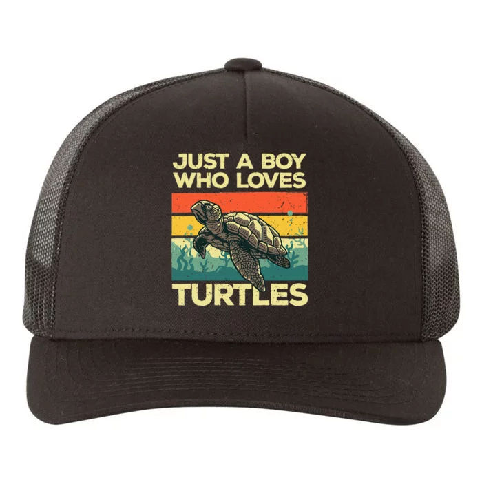 Funny Turtle For Men Tortoise Ocean Turtles Sea Animal Yupoong Adult 5-Panel Trucker Hat