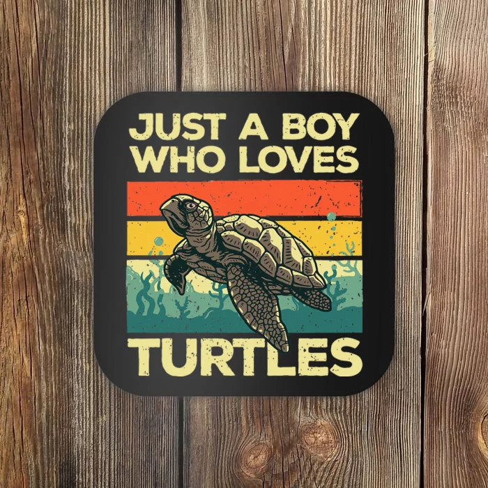 Funny Turtle For Men Tortoise Ocean Turtles Sea Animal Coaster