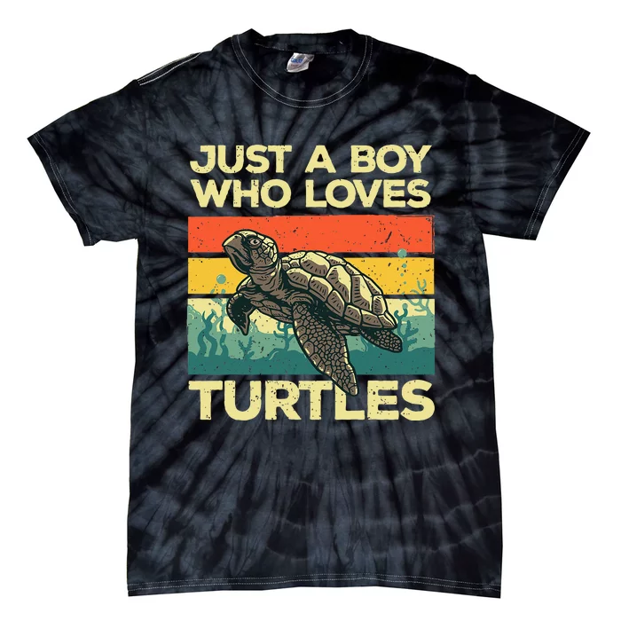 Funny Turtle For Men Tortoise Ocean Turtles Sea Animal Tie-Dye T-Shirt