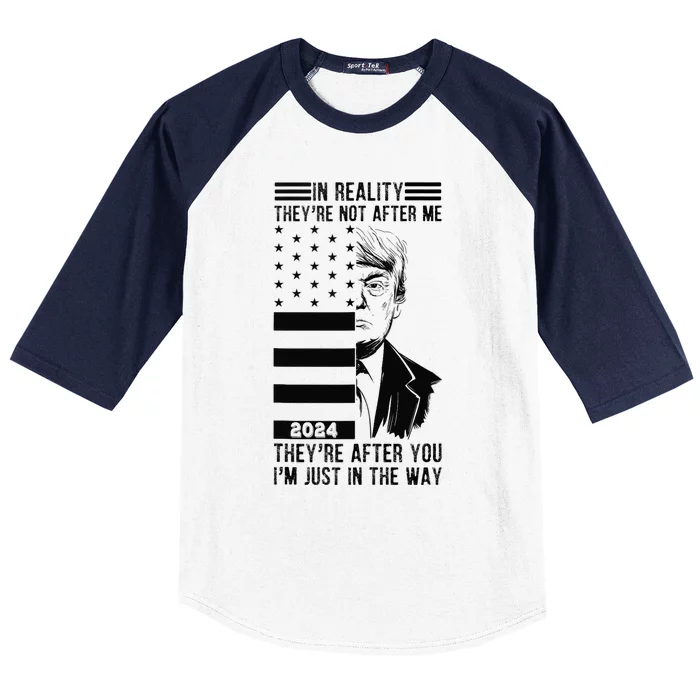 Free Trump, Free Donald Trump 2024 Baseball Sleeve Shirt