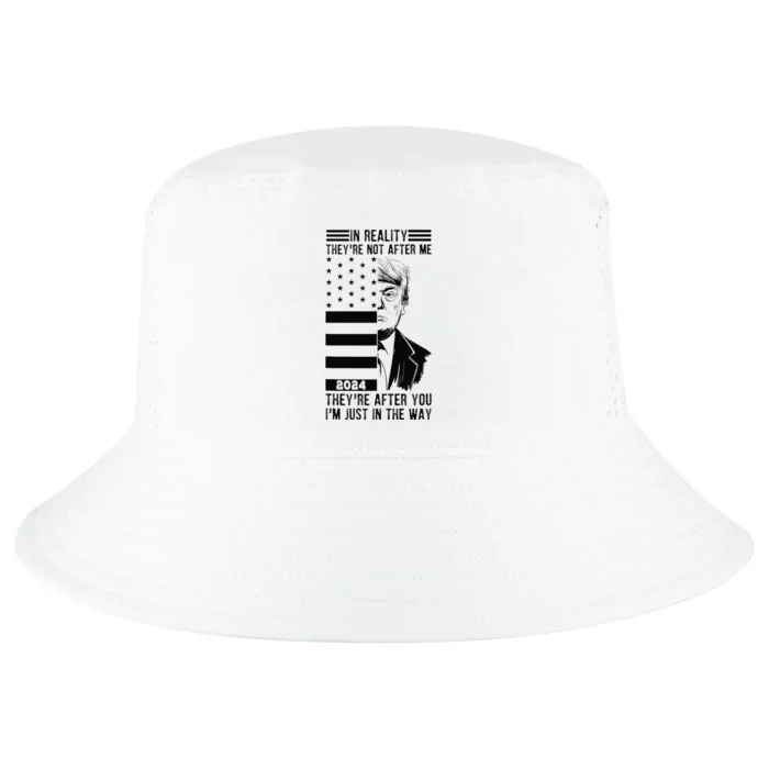 Free Trump, Free Donald Trump 2024 Cool Comfort Performance Bucket Hat