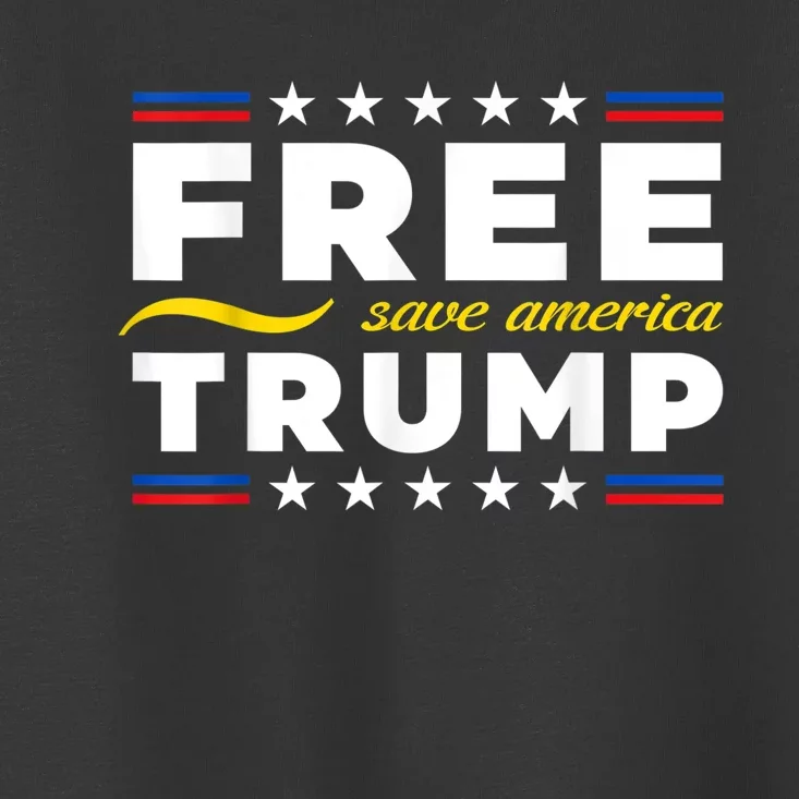 Free Trump, Free Donald Trump 2024 Toddler T-Shirt