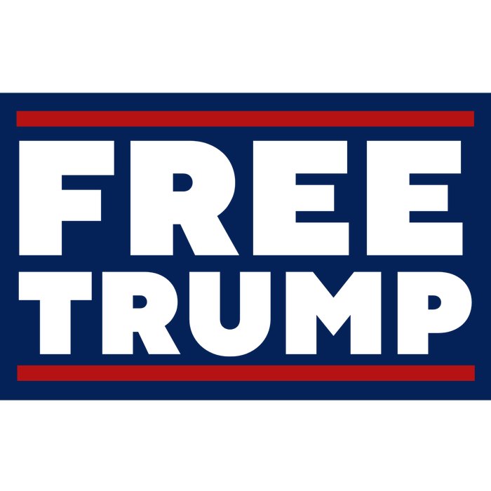 Free Trump Free Donald Trump I Stand With Trump Bumper Sticker