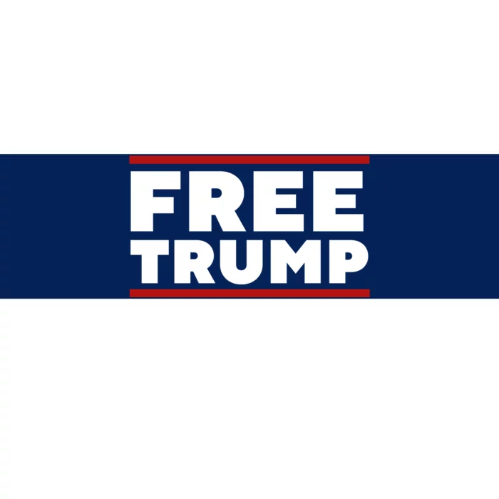 Free Trump Free Donald Trump I Stand With Trump Bumper Sticker