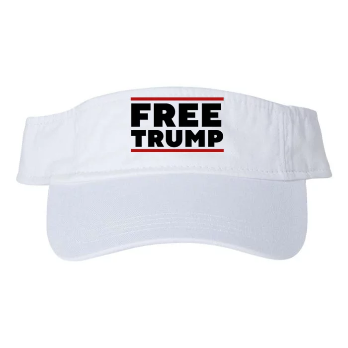 Free Trump Free Donald Trump I Stand With Trump Valucap Bio-Washed Visor