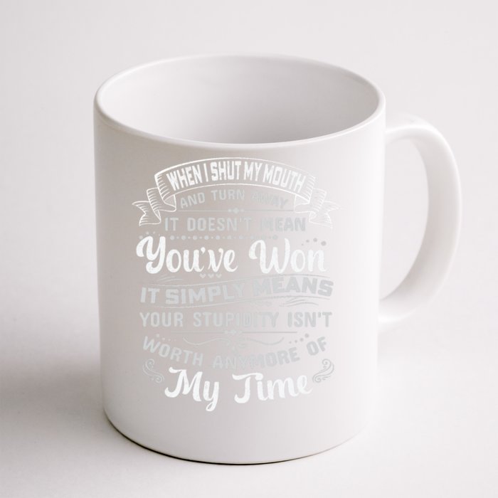 Funny T Front & Back Coffee Mug