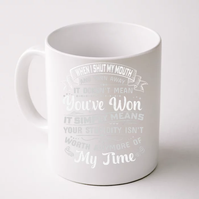 Funny T Front & Back Coffee Mug