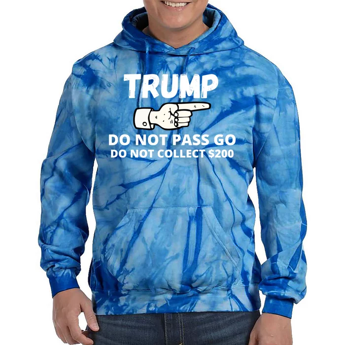 Funny Trump For Prison Go To Jail 2021 Lock Him Up Cool Gift Tie Dye Hoodie