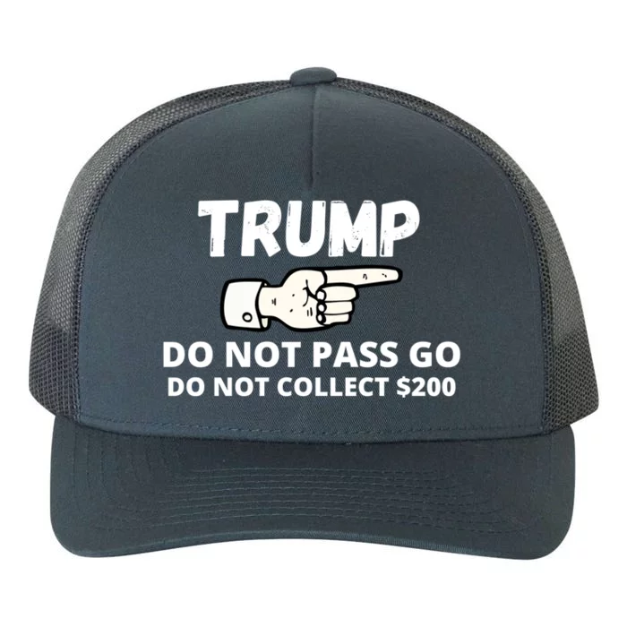 Funny Trump For Prison Go To Jail 2021 Lock Him Up Cool Gift Yupoong Adult 5-Panel Trucker Hat