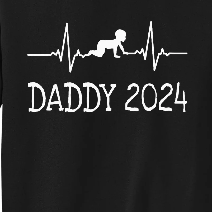 First Time Father Gifts New Dad Expecting Daddy 2024 Tall Sweatshirt