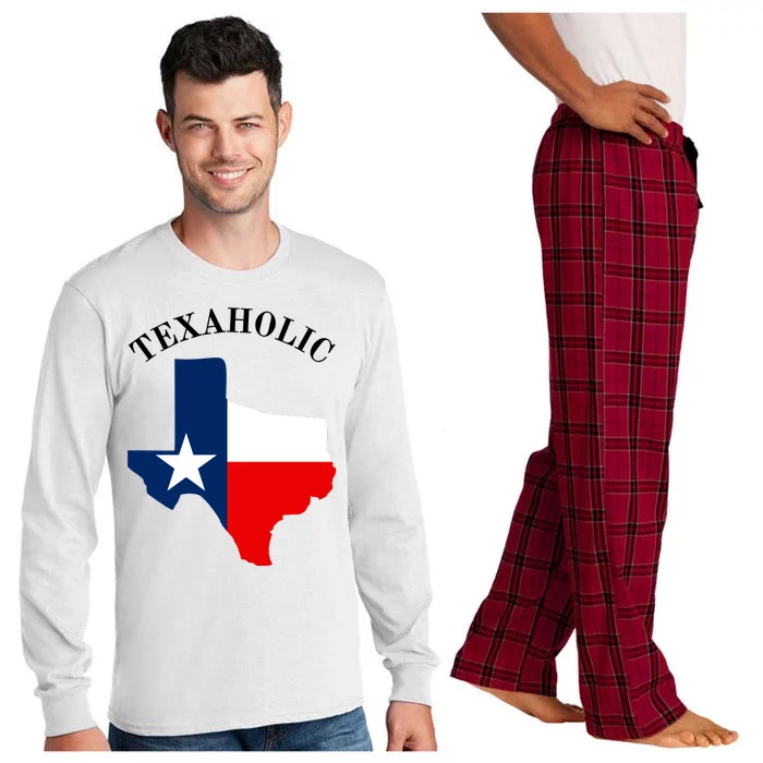 Funny Texaholic Long Sleeve Pajama Set