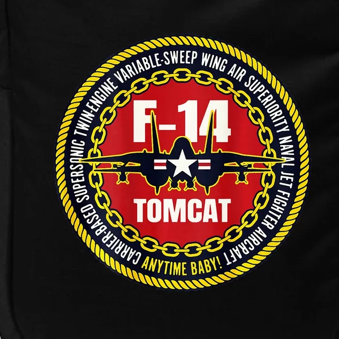 F14 Tomcat Fighter Jet Military Aircraft Design Impact Tech Backpack