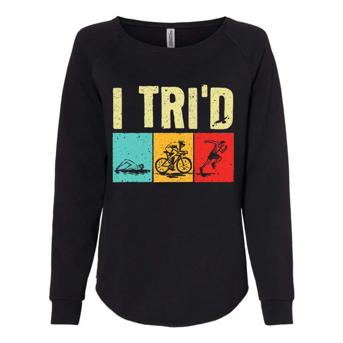 Funny Triathlon For Women Cyclist Swimmer Triathletes Womens California Wash Sweatshirt