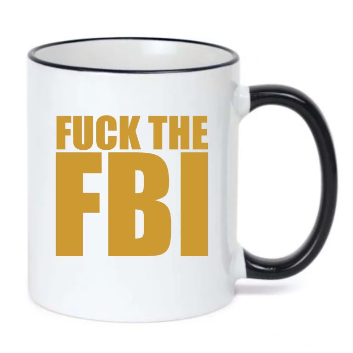 Fuck The FBI Black Color Changing Mug