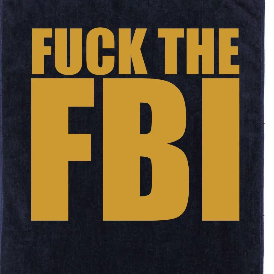 Fuck The FBI Platinum Collection Golf Towel