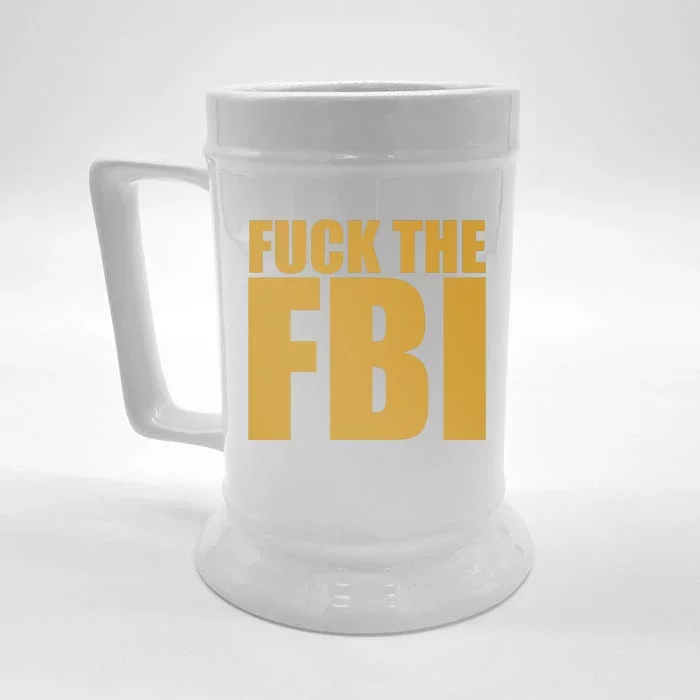 Fuck The FBI Front & Back Beer Stein