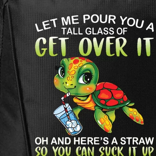 Funny Turtle City Backpack