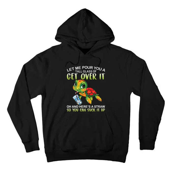 Funny Turtle Tall Hoodie