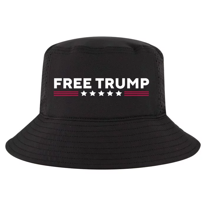 Free Trump Free Donald Trump I Stand With Trump Cool Comfort Performance Bucket Hat