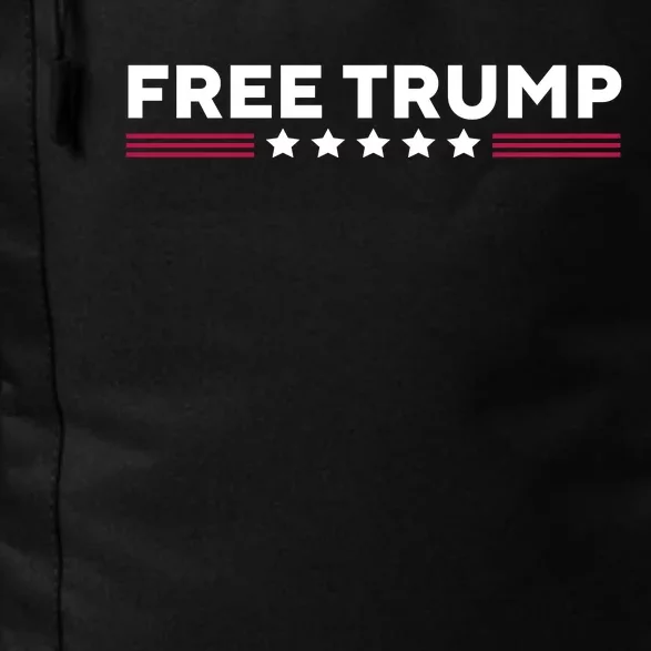 Free Trump Free Donald Trump I Stand With Trump Daily Commute Backpack