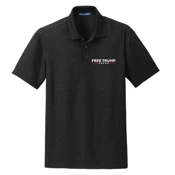 Free Trump Free Donald Trump I Stand With Trump Dry Zone Grid Performance Polo