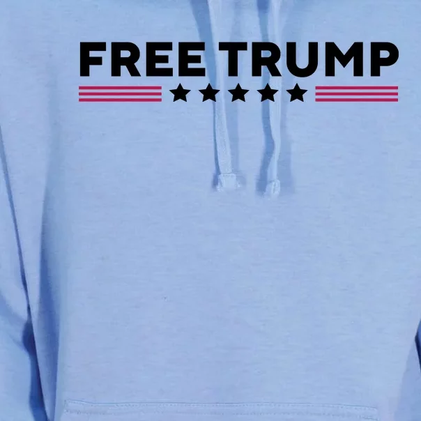 Free Trump Free Donald Trump I Stand With Trump Unisex Surf Hoodie