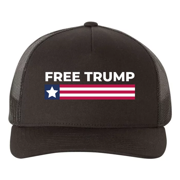 Free Trump Free Donald Trump I Stand With Trump Yupoong Adult 5-Panel Trucker Hat