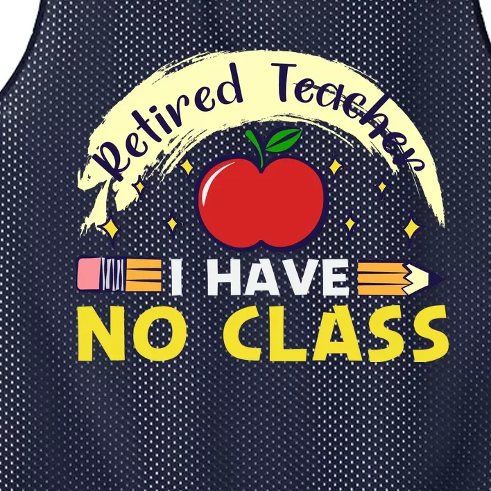 Funny Teacher Funny Retirement Retired Teacher Funny Quotes Mesh Reversible Basketball Jersey Tank