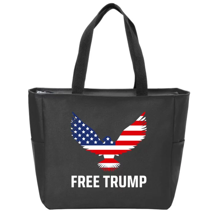 Free Trump Free Donald Trump I Stand With Trump Zip Tote Bag