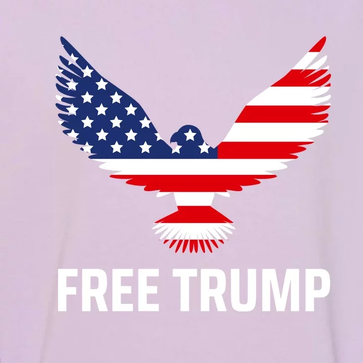 Free Trump Free Donald Trump I Stand With Trump Garment-Dyed Sweatshirt