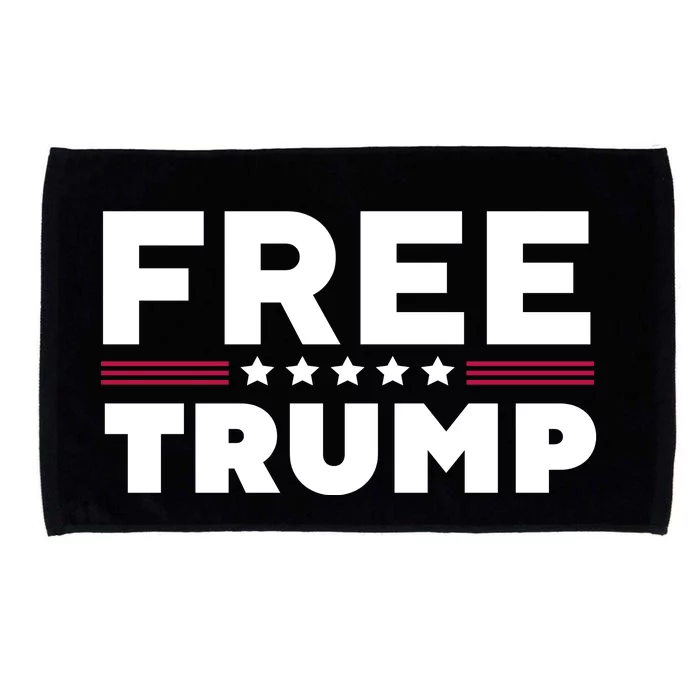 Free Trump Free Donald Trump I Stand With Trump Microfiber Hand Towel