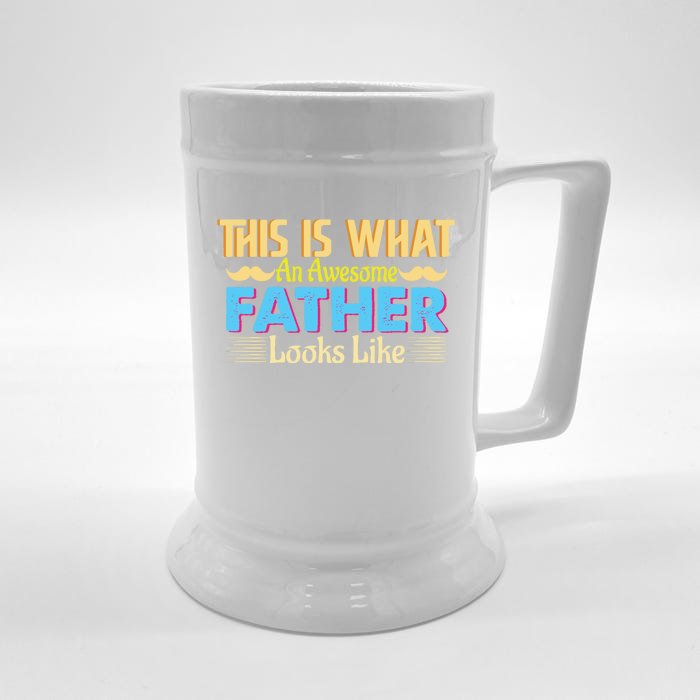 Father T Front & Back Beer Stein