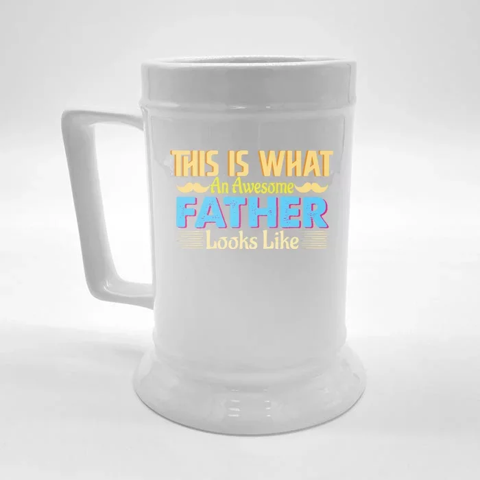 Father T Front & Back Beer Stein