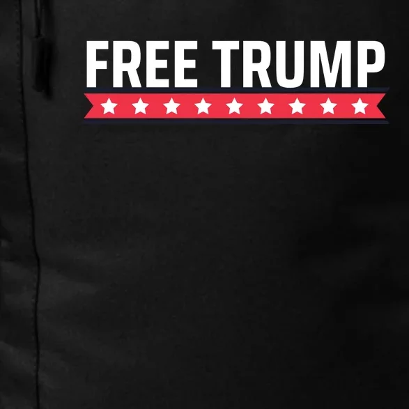 Free Trump Free Donald Trump I Stand With Trump Daily Commute Backpack