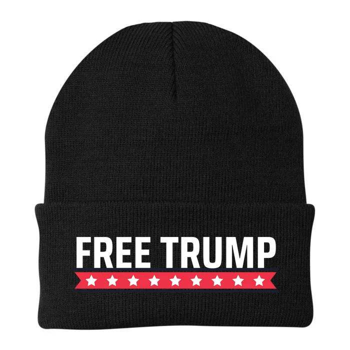 Free Trump Free Donald Trump I Stand With Trump Knit Cap Winter Beanie