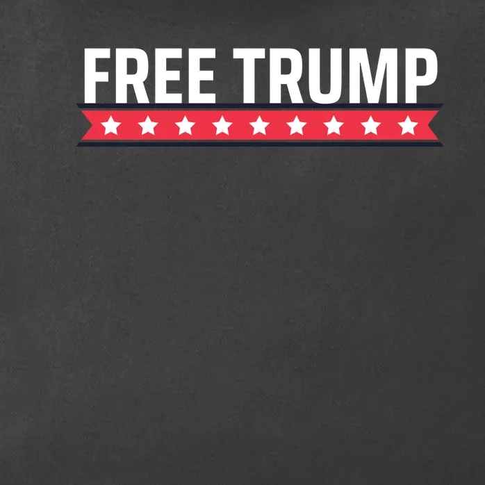 Free Trump Free Donald Trump I Stand With Trump Zip Tote Bag