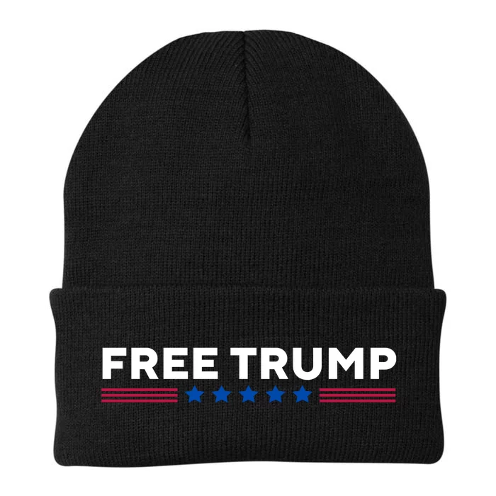 Free Trump Free Donald Trump I Stand With Trump Knit Cap Winter Beanie