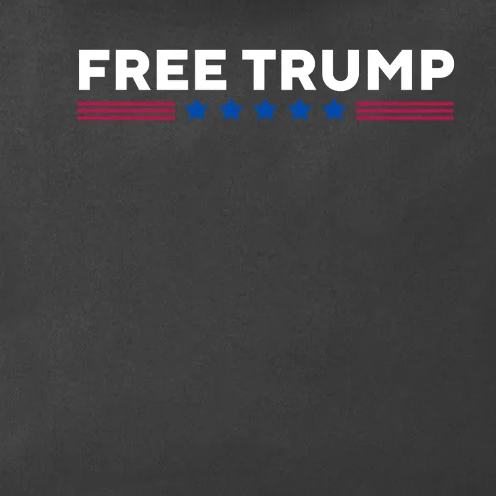 Free Trump Free Donald Trump I Stand With Trump Zip Tote Bag