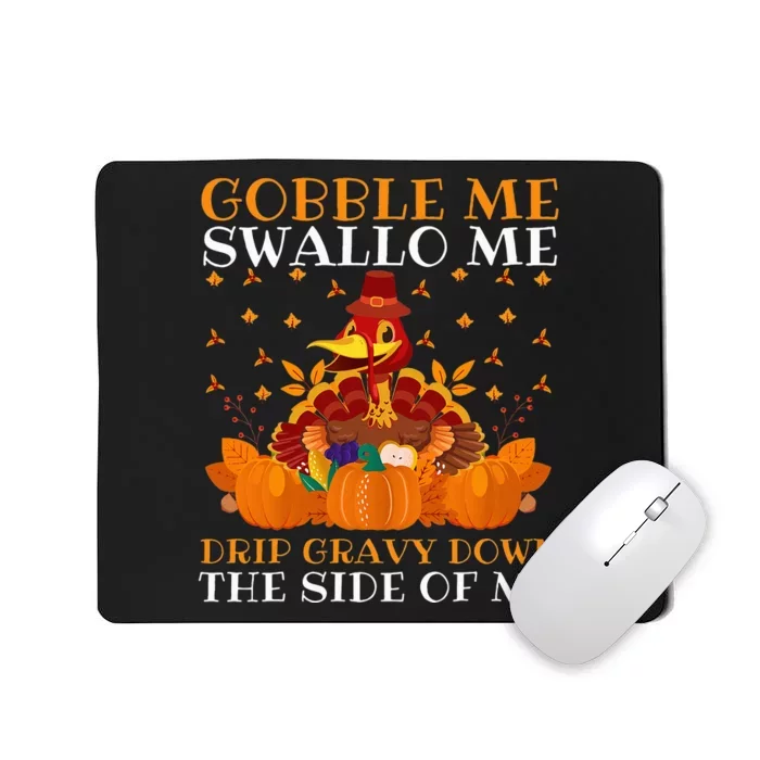 Funny Thanksgiving Foodie Apron Mousepad