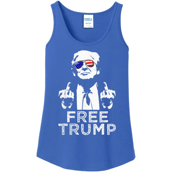 Free Trump Free Donald Trump 2024 Ladies Essential Tank